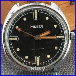 Paketa Cccp 2609 Ha Russian Soviet Doesn'T Works For Parts Hand 39 mm Watch