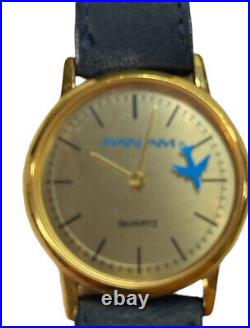 Pan American wrist watch vintage Swiss Parts Prestige Time Company New Old Stock