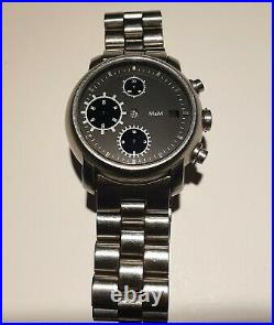 PartsCase, Dial, Hands, solid Bracelet. For 7750 Automatic Chronograph mov. Swiss