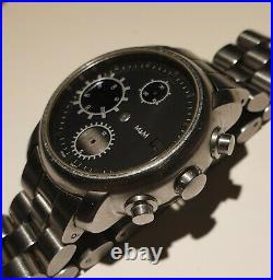 PartsCase, Dial, Hands, solid Bracelet. For 7750 Automatic Chronograph mov. Swiss