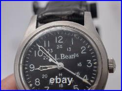 Parts/Repair 1970s L. L. Bean Hamilton 9219 Men's Hand Wind Field Watch