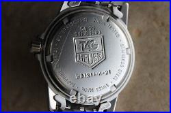 Parts Repair Tag Heuer WD1211. BA0610 Mens Watch Blue Granite 1500 Professional