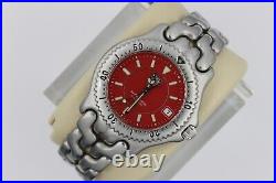 Parts Repair Tag Heuer WG111C. BA0423 Mens Watch SEL Link Red Sport 8 Band S/EL