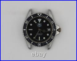 Parts Tag Heuer Mens 1000 Series Watch 980.013 Black Professional Silver 980.004