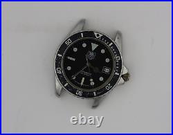 Parts Tag Heuer Mens 1000 Series Watch 980.013 Black Professional Silver 980.004