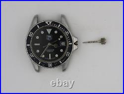 Parts Tag Heuer Mens 1000 Series Watch 980.013 Black Professional Silver 980.004