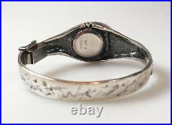 Pedre Vintage Swiss Made Women's Sterling. 925 Hand-Made Bangle Watch Works