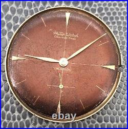 Philip Watch 50 Bal. Staff Ok For Parts (Index And Hand IN Gold 18K) 34,6mm