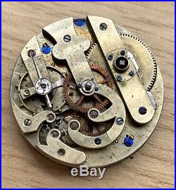 Pocket Watch Hand Manual 34 MM Doesn'T Works For Parts Balance Ok Pocket