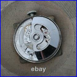 RARE ETERNAMATIC Cal 1321T Watch Movement Running Parts Repairs Dial Hands