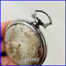 RARE POCKET WATCH LONGINES 37.9 M 1937 PARTS/REPAIR Military Swiss Old Vtg