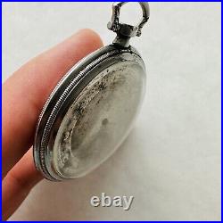 RARE POCKET WATCH LONGINES 37.9 M 1937 PARTS/REPAIR Military Swiss Old Vtg