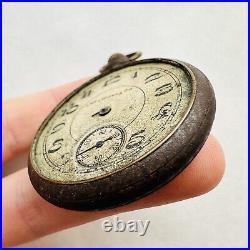 RARE Pocket Watch Henry Hy Moser Cie PARTS/REPAIR Military Swiss Vtg 15 Rubis