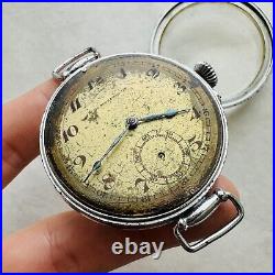 RARE Watch Henry Hy Moser Cie PARTS/REPAIR Military Swiss Vtg 15 Rubis