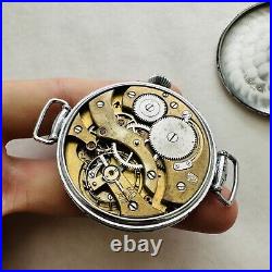 RARE Watch Henry Hy Moser Cie PARTS/REPAIR Military Swiss Vtg 15 Rubis