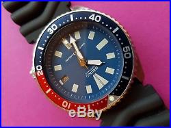 RESTORED SEIKO 7002 7000 With AFTERMARKET COLORED DIAL HANDS MENS WATCH #080260
