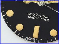 Rolex 100% Genuine Submariner 5513 Maxi Tritium Dial Matching Hands Rare