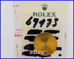 ROLEX Datejust Ladies 69173 White Watch Dial with golden Hands Excellent (ZB212)