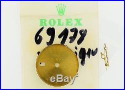 ROLEX Datejust Ladies Ref 69178 Silver TRITIUM Watch Dial Hands Excellent ZB221