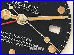 Rolex Gmt-master 1675 All Red Vintage Tritium Matte Dial Matching Patina Hands