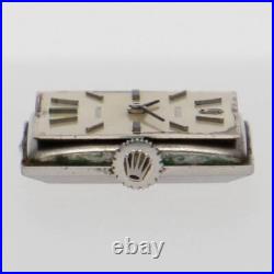 ROLEX Genuine Movement 2611 Silver Dial SS Hand-Wound Ladies Watch Parts Working