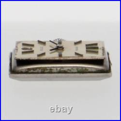 ROLEX Genuine Movement 2611 Silver Dial SS Hand-Wound Ladies Watch Parts Working