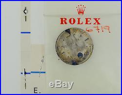 ROLEX Oyster Perpetual Ladies 6719 Blue TRITIUM Watch Dial incl Hands NOS ZB194