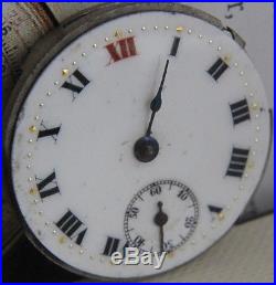 ROLEX Rebberg rare movement with SUB SECOND HAND and good enamel dial 25.7mm