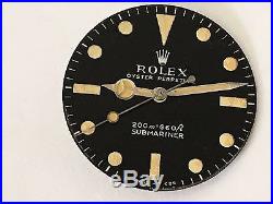 Rolex Submariner 5513 Vintage Tritium Dial Matching Hands Rare Meters First