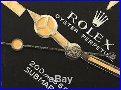Rolex Submariner 5513 Vintage Tritium Dial Matching Hands Rare Meters First