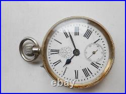 Rare Belfort Swss Made Pocket Watch For Parts Or Repair As Is Where Is Condition