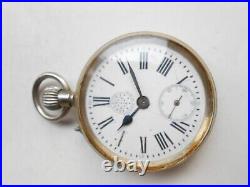 Rare Belfort Swss Made Pocket Watch For Parts Or Repair As Is Where Is Condition