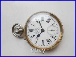 Rare Belfort Swss Made Pocket Watch For Parts Or Repair As Is Where Is Condition