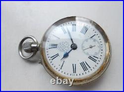 Rare Belfort Swss Made Pocket Watch For Parts Or Repair As Is Where Is Condition