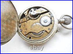 Rare Belfort Swss Made Pocket Watch For Parts Or Repair As Is Where Is Condition