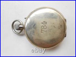 Rare Belfort Swss Made Pocket Watch For Parts Or Repair As Is Where Is Condition