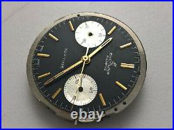 Rare Breitling Top Time Watch Movement Venus 188 + Dial + Hands For Parts