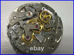 Rare Breitling Top Time Watch Movement Venus 188 + Dial + Hands For Parts