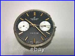 Rare Breitling Top Time Watch Movement Venus 188 + Dial + Hands For Parts