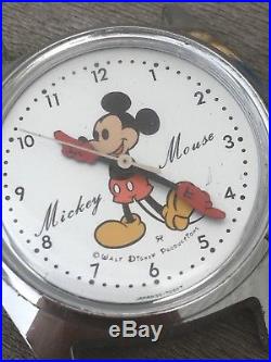 Rare Early 1970s Seiko 5000-7000 Mickey Mouse Hand Wind Parts/repair