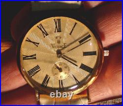 Rare Lovely Vicence Model Watch! 14k Slid Gold Large Type! New Condition