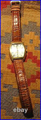 Rare Lovely Vicence Model Watch! 14k Solid Gold Large Type! New Condition