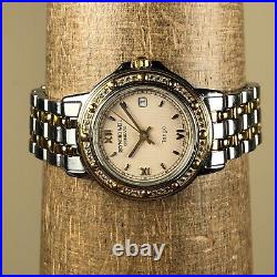 Raymond Weil Tango Women 5360 Diamond Bezel Swiss For Watch Parts Or Repair Only