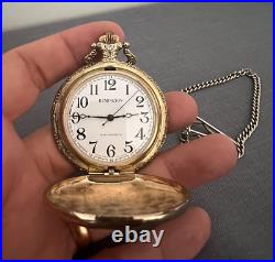 Remington Manual Pocket Watch For Men, Swiss Parts Hong Kong, Great Condition