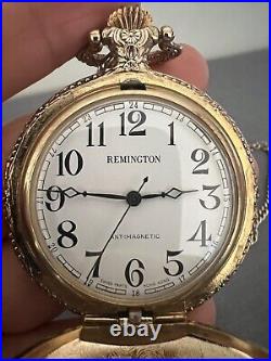 Remington Manual Pocket Watch For Men, Swiss Parts Hong Kong, Great Condition