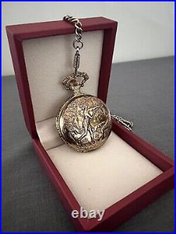 Remington Manual Pocket Watch For Men, Swiss Parts Hong Kong, Great Condition
