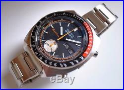 Replacement Seiko Black Dial, Hands, Inner Bezel Fits Seiko 6139-6032 Men's Watch