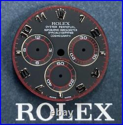 Rolex 116509 116519 Dial Hands Black Arabia Genuine Black Arabia Cal. 4130