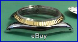 Rolex 1505 steel / 14k gold, full case bezel crown dial hands used