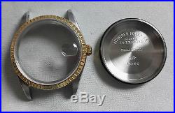 Rolex 15233 steel and 18kt gold watch case completely crystal, dial, hands, crown